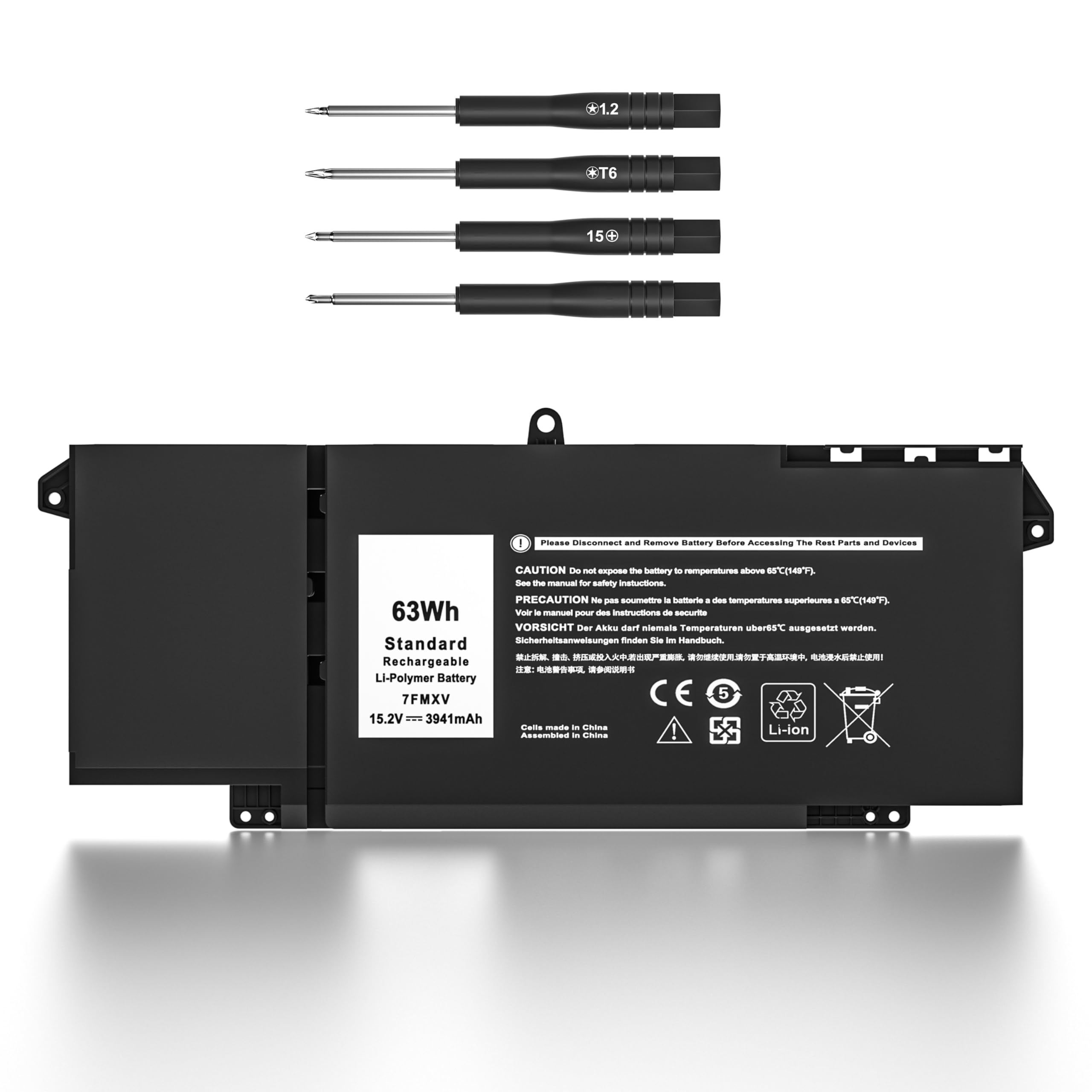 Amazon.com : 7FMXV 63Wh Battery for Dell Latitude 5320 7320 7420